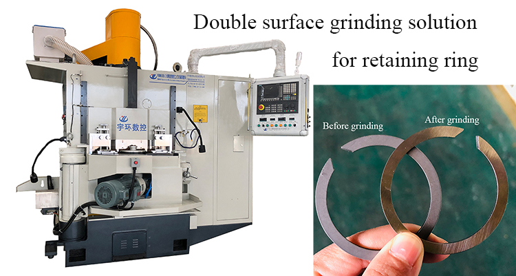 surface <a class='inkey' href='https://www.yhcncmachine.com/Single-surface-grinder/yhm7418-precision-double-workstation-single-surface-grinding-machine' target='_blank'>grinding machine</a> for retaining ring